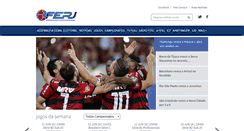 Desktop Screenshot of fferj.com.br